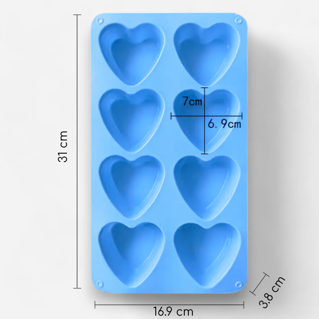 Szilikon sütőforma - Szívek