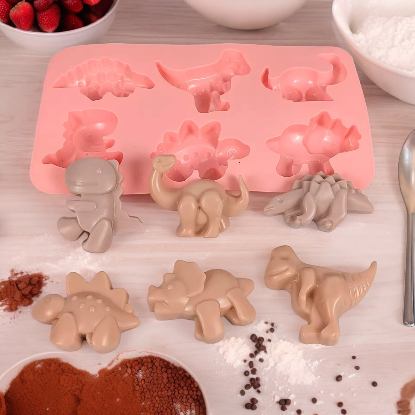 Szilikon  sütőforma - Dinoszaurusz