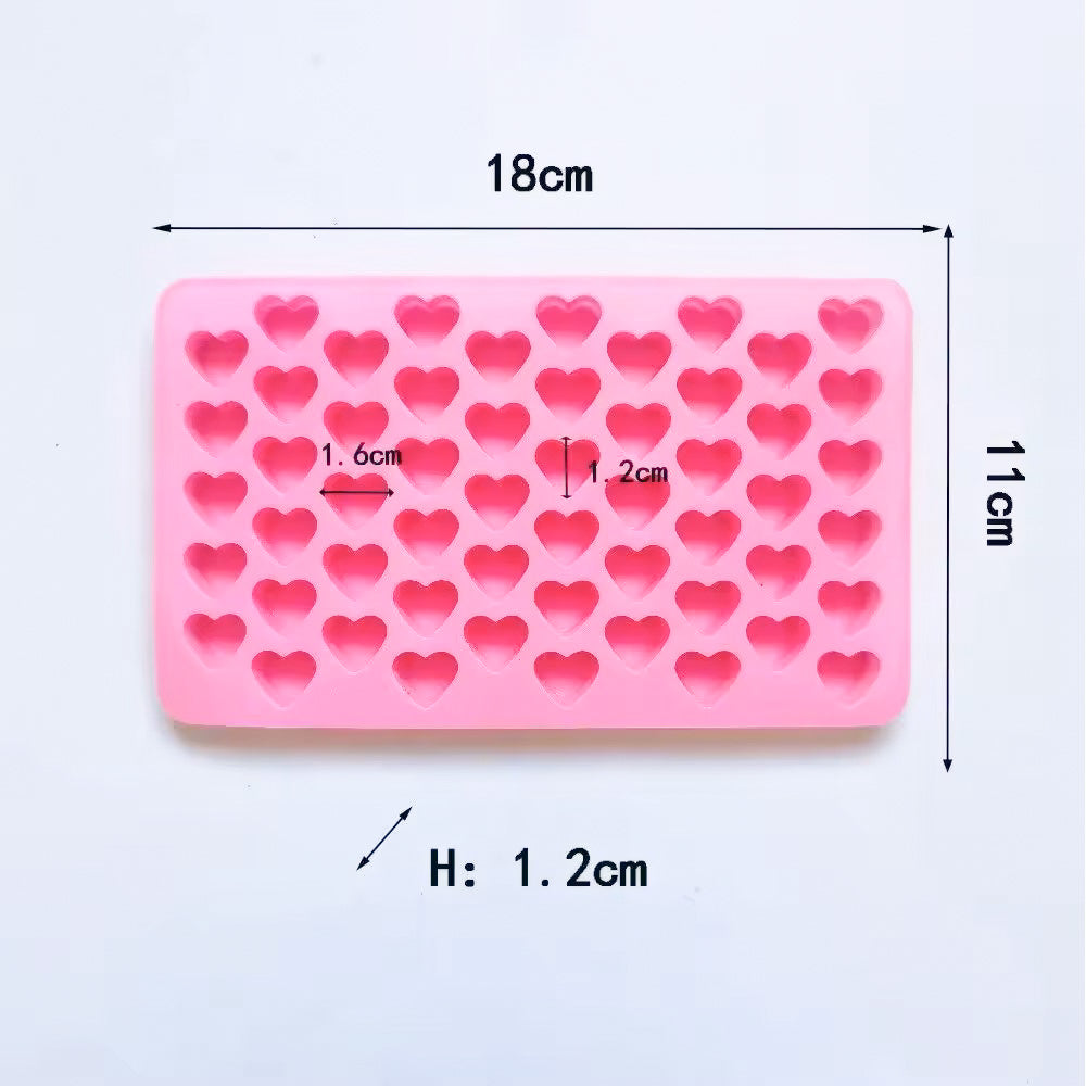 Szilikon forma pipettával - Szivecskék