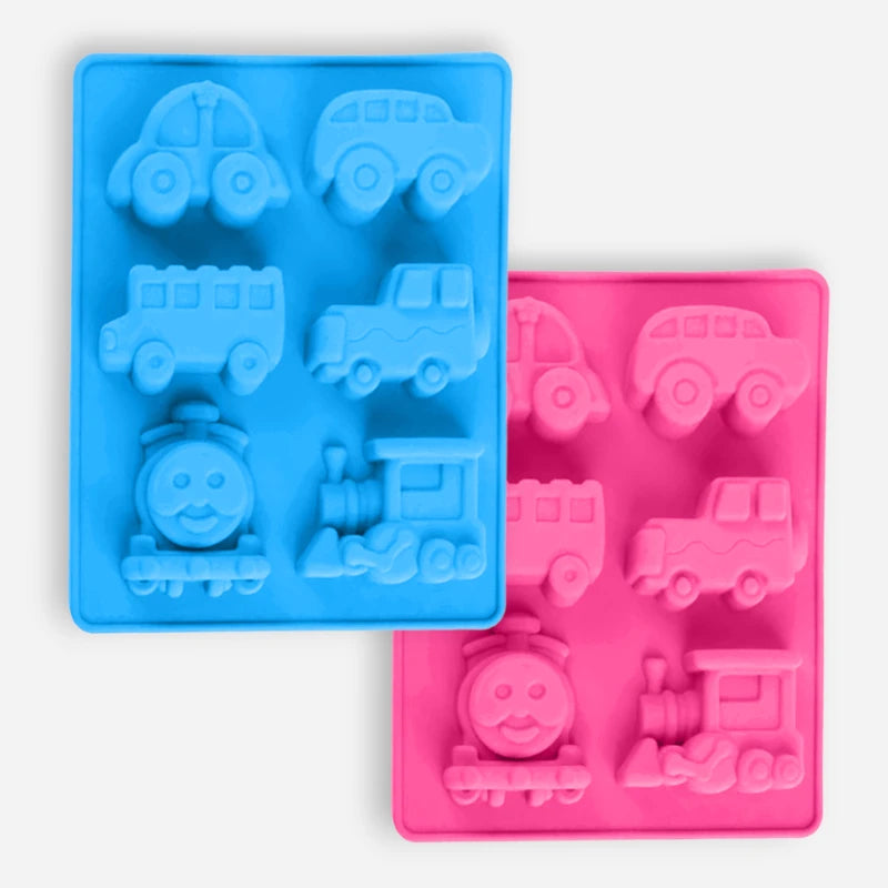 Szilikon sütőforma - Járművek