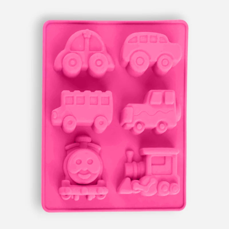 Szilikon sütőforma - Járművek