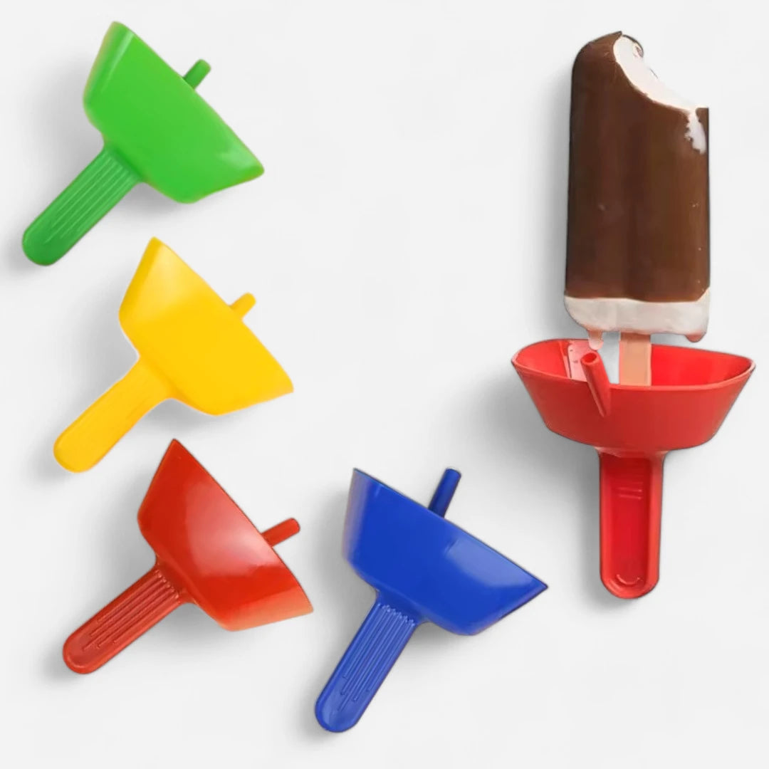 Jégkrém tartó szívószállal