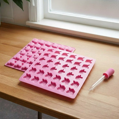 Cukorkaforma pipettával - Egyszarvúak