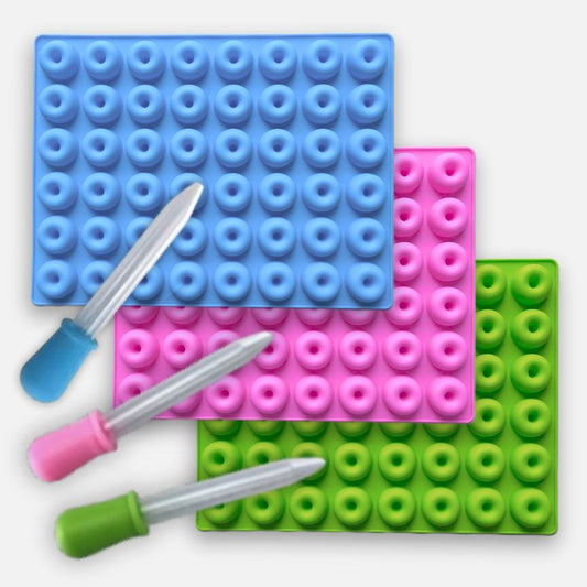 Cukorkaforma pipettával - Fánkok